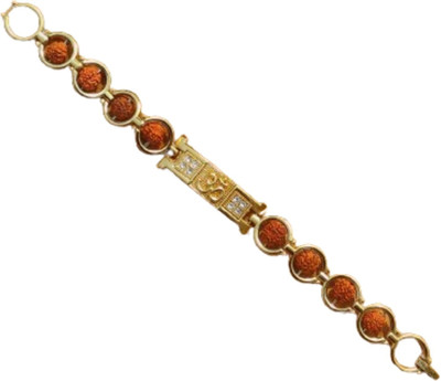 Divine rudras Brass Agate Gold-plated Bracelet