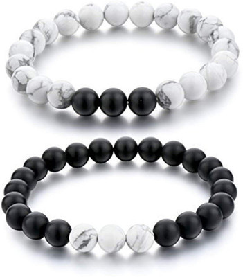 Malas Collection Stone Beads, Crystal Bracelet(Pack of 2)