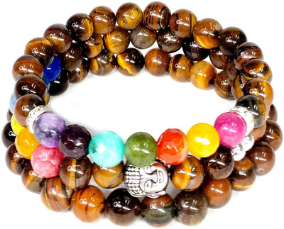 DIVINE SOUVENIRS Stone, Crystal Beads Bracelet Set(Pack of 3)