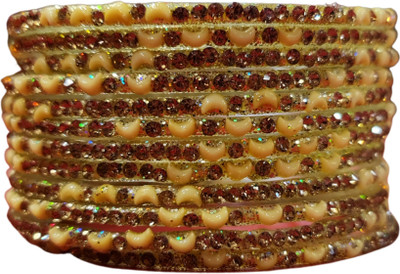 rayie collection Glass Bangle Set(Pack of 12)