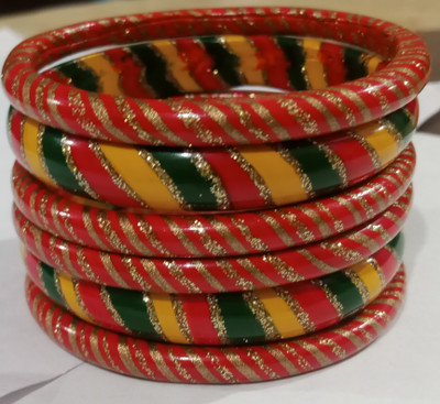 Lahti wala lac Lac Bangle Set(Pack of 6)