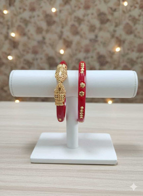 SHYAM Brass, Copper, Plastic Gold-plated Shakha Pola(Pack of 2)