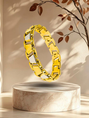 RKB SALES Alloy Cubic Zirconia Gold-plated Bracelet