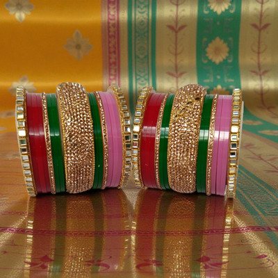 triptitraders Plastic Bangle Set