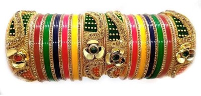 BelaChao Plastic Zircon Bangle Set(Pack of 26)