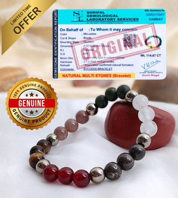 DVISHA Pyrite, Golden Pyrite, Tiger's Eye, Clear Quartz, 7 Chakra, Red, Green Jade Beads, Crystal Bracelet