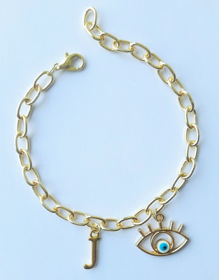 EnlightenMani Alloy Gold-plated Charm Bracelet