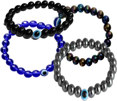 navjai Stone, Crystal Beads, Quartz Bracelet(Pack of 4)
