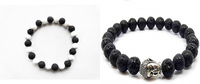 Malas Collection Metal, Crystal Bracelet Set(Pack of 2)