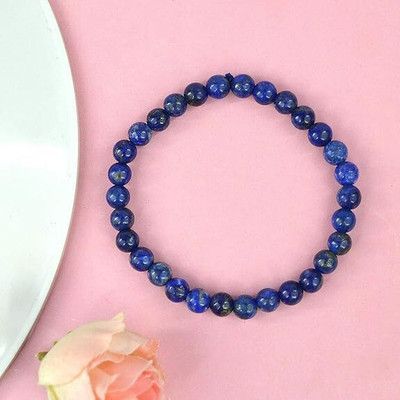 DVISHA Stone Beads, Crystal, Lapis Lazuli Bracelet