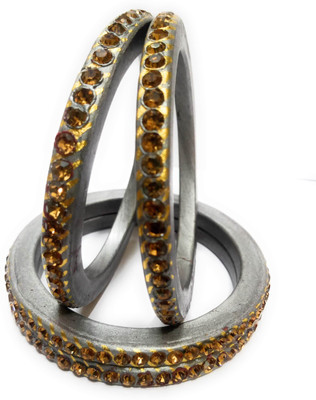 KB Corner Lac Zircon Bangle Set(Pack of 4)