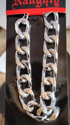 NICELIFE COLLECTIONS Stainless Steel Sterling Silver Bracelet