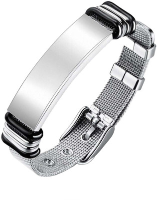 ZIVOM Leather Gold-plated Bracelet