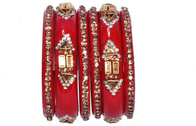 OJHA Glass Zircon Kada(Pack of 6)
