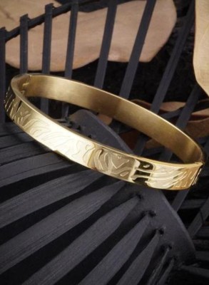 Zindura Brass, Metal, Alloy, Stainless Steel Black Silver, Gold-plated Charm Bracelet