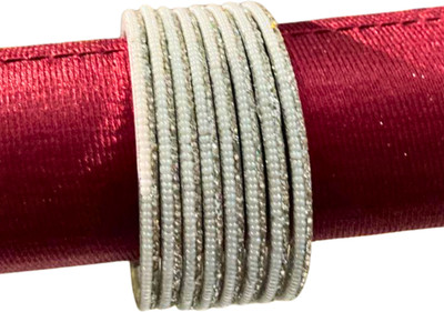 Diyantra Trading Metal Bangle Set(Pack of 8)