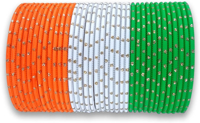 RENOY Metal Zircon Bangle Set(Pack of 48)