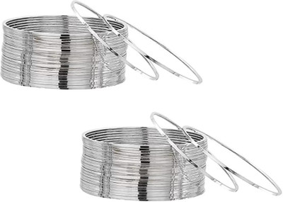ZuriKrisha Metal Bangle Set(Pack of 24)