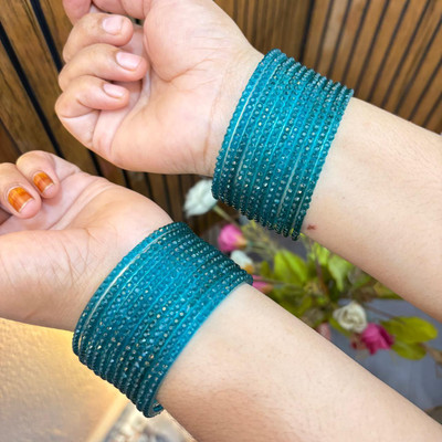 Kaab Glass Bangle Set(Pack of 24)