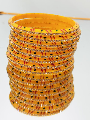 wear your shine with sk Plastic Bangle Set(Pack of 8)