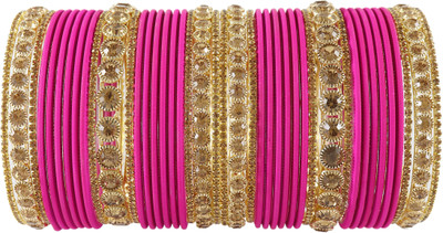 NMII Metal Zircon Bangle Set(Pack of 42)
