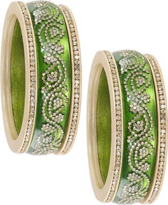 ZULKA Lac Diamond, Zircon Kada(Pack of 6)