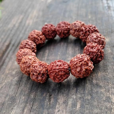 Sankalan Creation Rudraksha Crystal Bracelet