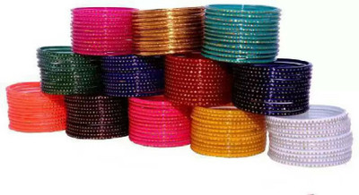 KUNDKESHWAR SALES Glass Bangle Set(Pack of 144)