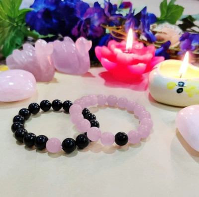 HouseOfCommon Crystal Crystal Bracelet Set(Pack of 2)