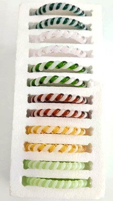 hallo Glass Bangle Set(Pack of 12)