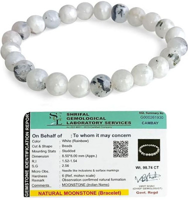 VIBESLE Crystal Beads Charm Bracelet