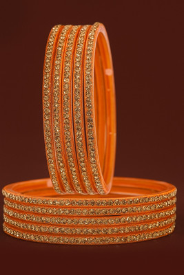 KANGANWORLD Glass Bangle Set(Pack of 12)