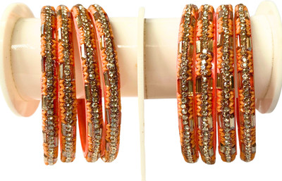 GURU ENTERPRISES Glass Bangle Set(Pack of 8)