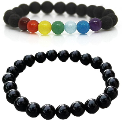 HouseOfCommon Brass, Stone, Crystal, Plastic Bracelet(Pack of 2)