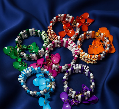 Abhinav Plastic Bracelet(Pack of 6)