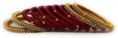 AVCRAFT Alloy Bangle Set(Pack of 10)
