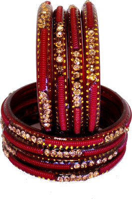 Suhagan Fabric Bangle Set(Pack of 8)