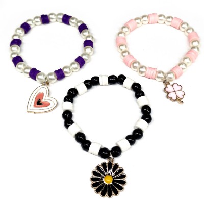 Daivya Wellness Stone, Crystal Beads Bracelet Set(Pack of 3)