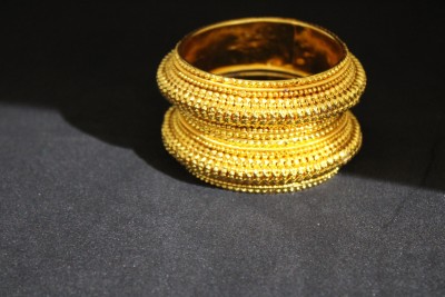 shradha collection Brass Gold-plated Kada