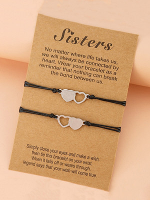 YELLOW CHIMES Metal Bracelet Set(Pack of 2)