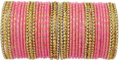 RADHA MOHAN EMPIRE Glass Bangle Set(Pack of 38)