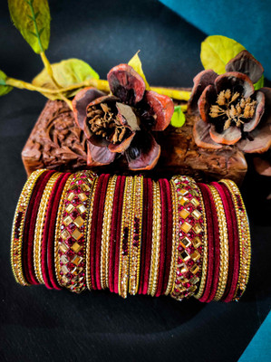 Amika Metal Gold-plated Bangle Set(Pack of 34)