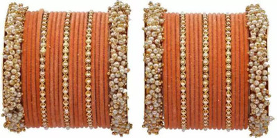 RADHA MOHAN EMPIRE Metal, Glass Bangle Set(Pack of 46)
