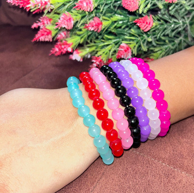 KRISHMAYATOZ Crystal Crystal Bracelet Set(Pack of 6)