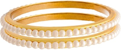 TAP Fashion Copper Gold-plated Bangle(Pack of 2)