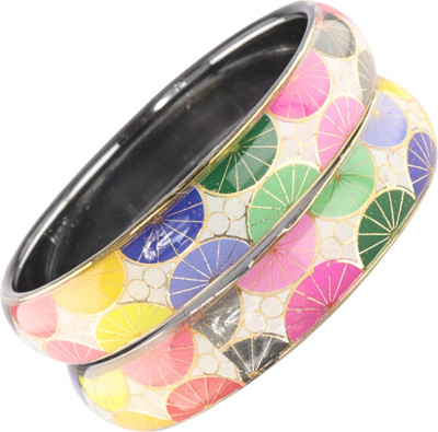 ZULKA Glass Crystal Kada(Pack of 2)