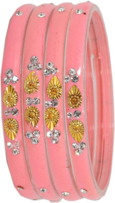 ZULKA Glass Bangle Set(Pack of 4)