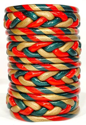 Anshi Creations Lac Bangle Set(Pack of 10)