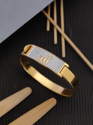 Laksh Alloy Diamond Gold-plated Bracelet