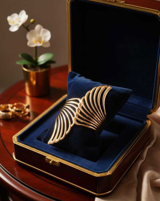 Surogya Stainless Steel Brass Cuff